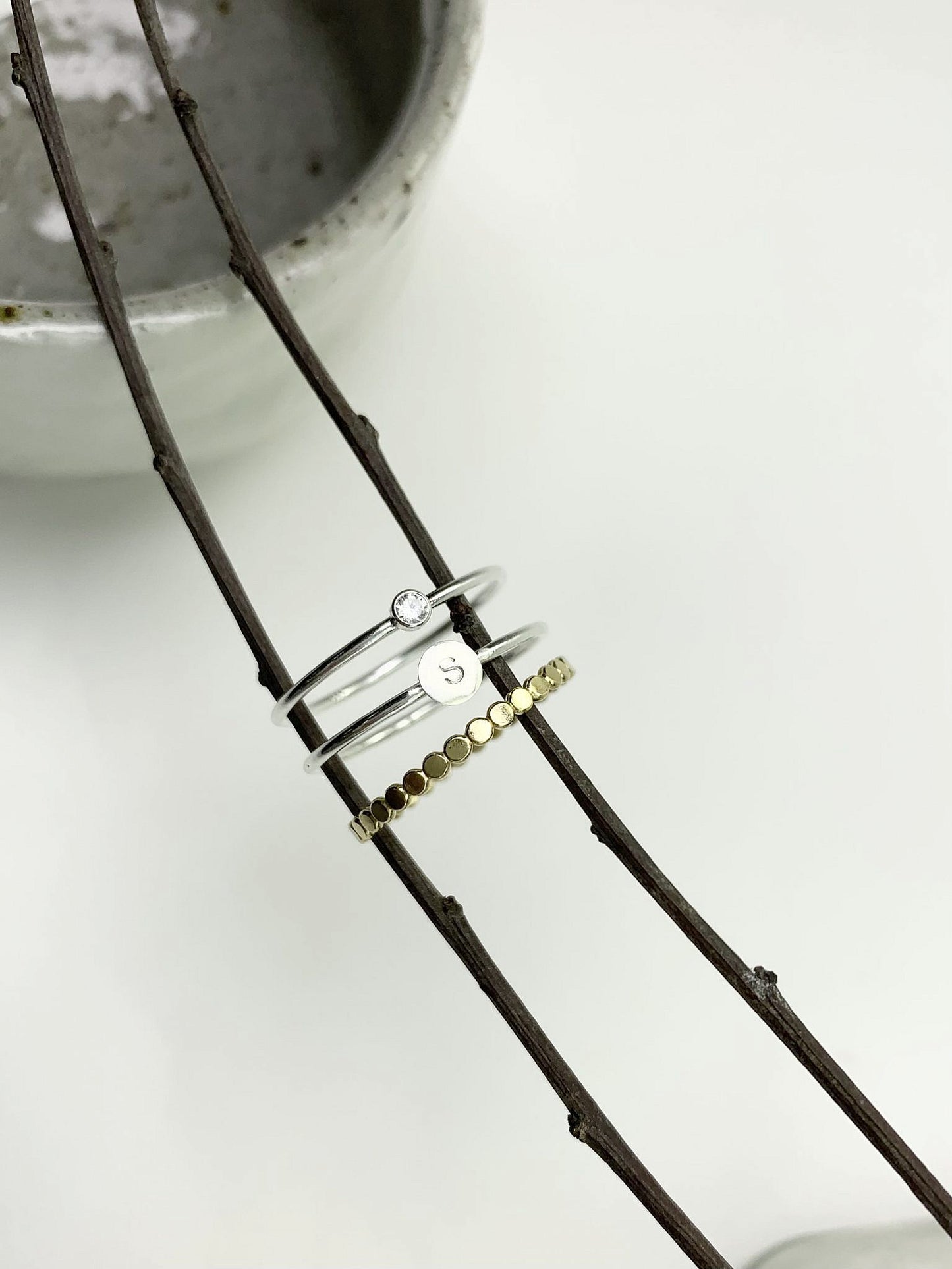 Sterling Silver May Stacking Ring