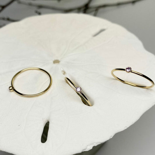 14kt Gold Filled June Stacking Ring
