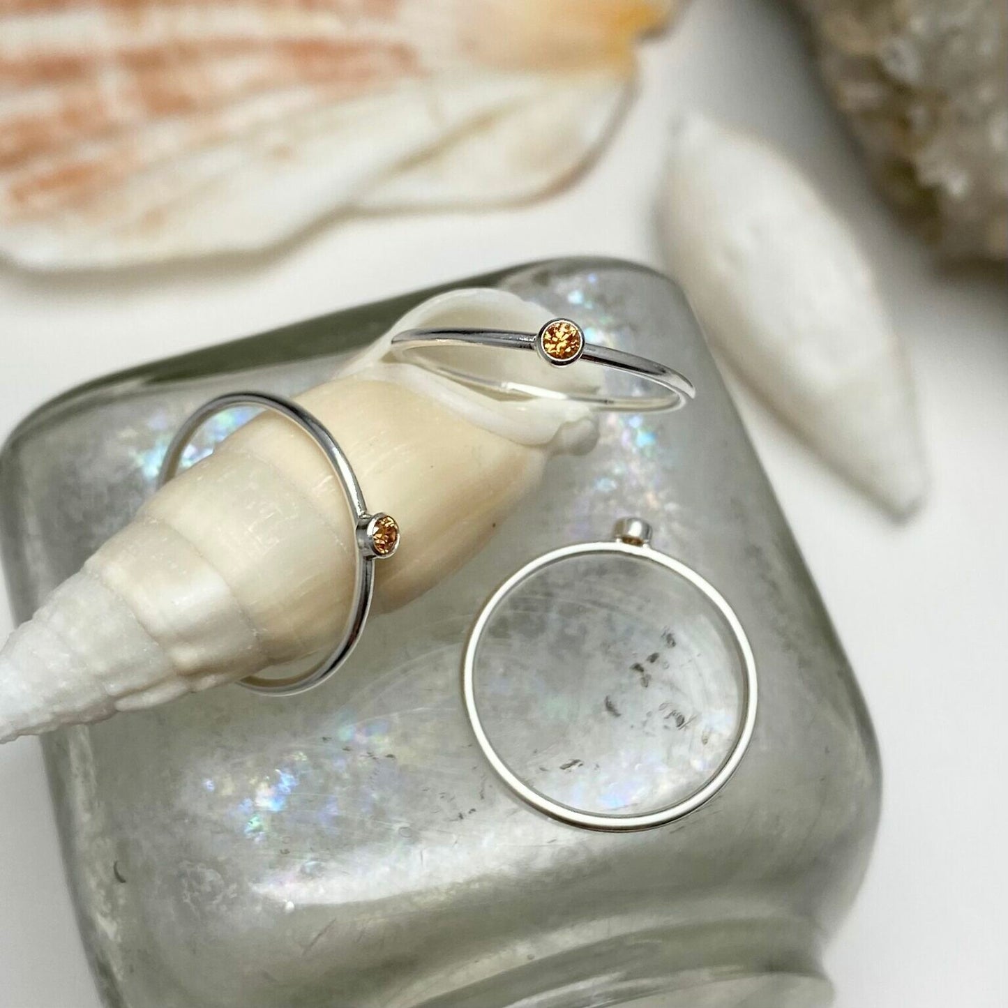 Sterling Silver November Stacking Ring