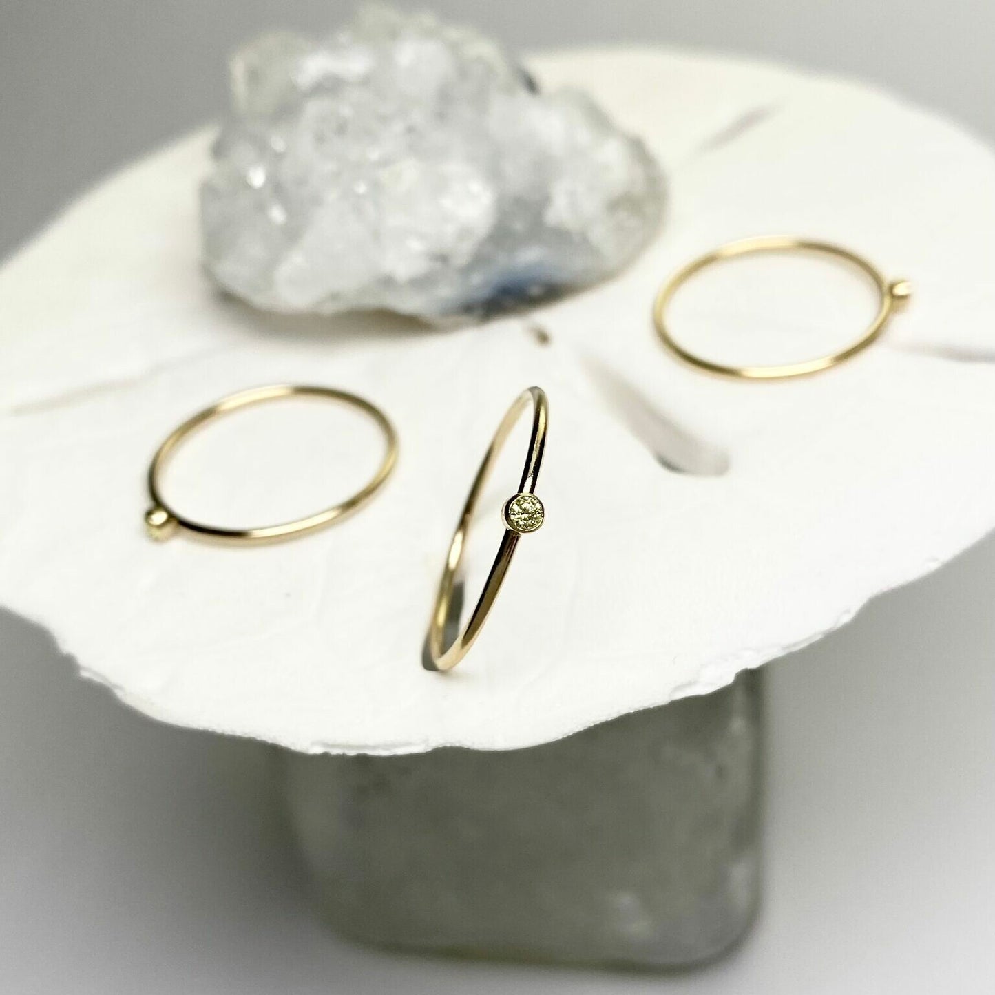 14kt Gold Filled August Stacking Ring