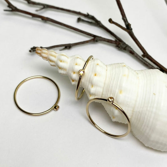 14kt Gold Filled November Stacking Ring