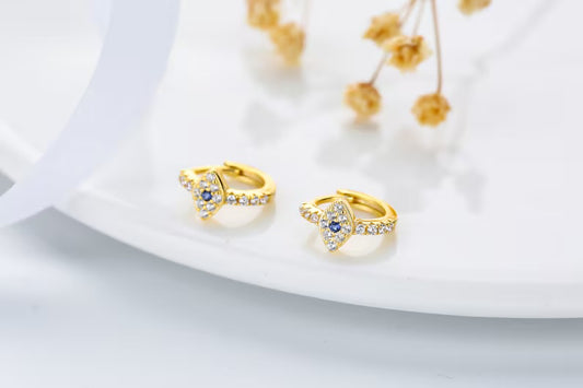 14kt Gold Plated Evil eye