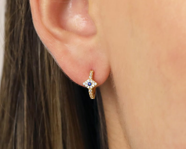 14kt Gold Plated Evil eye