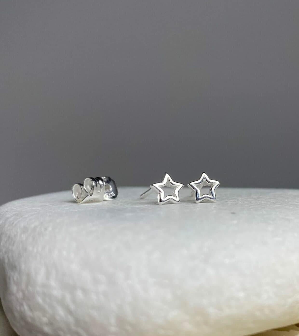 Sterling Silver Star Stud- Child