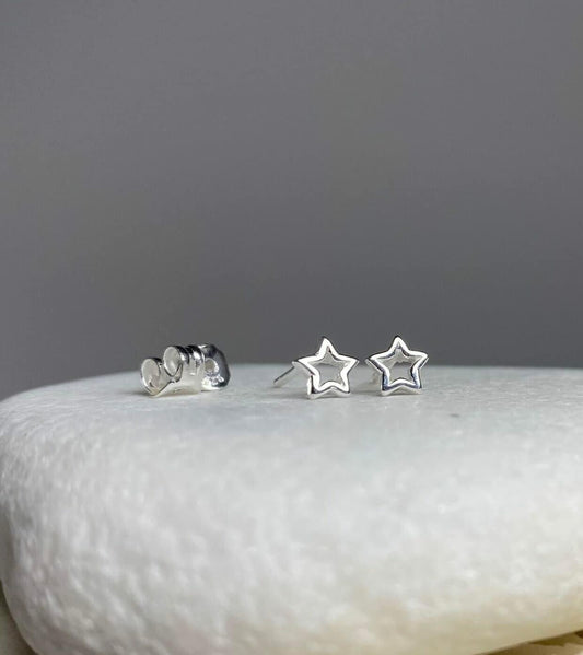 Sterling Silver Star Stud- Child